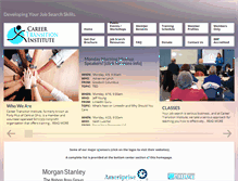 Tablet Screenshot of careertransitioninstitute.org